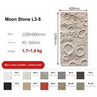 Panneau mural en pierre artificielle en polyuréthane, granit PU, dalle épaisse, écologique, imperméable, résistant au feu, pour l'intérieur des villas