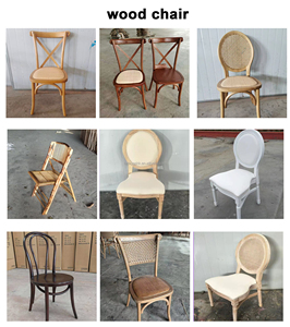 LEDA Dining Events Wholesale Modern <b>Outdoor</b> Blue Round-back Solid Wood <b>Chair</b> for Hotel <b>Chair</b> - Product Image 6