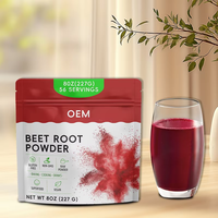 Greenpie Vente en gros Marque privée Suppléments de betterave lyophilisée Superaliment Poudre de racine de betterave Soutien immunitaire pour adultes 24