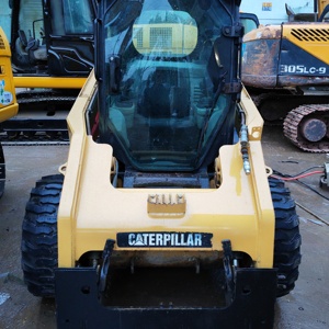 CAT 246C Mini chargeurs Steerskid Skidsteer Mini chargeuse compacte sur chenilles, chargeuse compacte d'occasion d'origine japonaise Cat246c en vente - Product Image 6