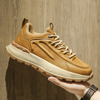 Nuove Scarpe Oxford Classiche da Uomo HZY XT739 2025 in Pelle Artigianale di Alta Qualità con Lacci, Suola Spessa e Rete Leggera, con Rialzo Interno