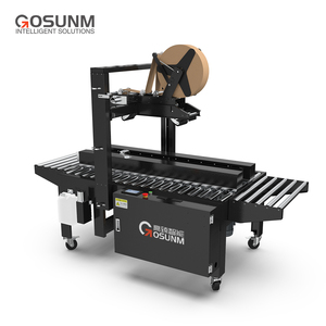 Điện bán tự động carton erector Top & Bottom trường hợp niêm phong ướt kraft giấy carton hộp niêm phong máy - Product Image 1