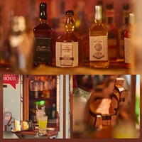 Kit de maison miniature IIECREATE, puzzle en bois 3D, modèle de jouet DIY, ensemble de jouets, mini coin lecture, petit bar en bord de mer, maison de poupée