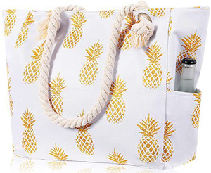 Bolso de mano con estampado de moda de gran capacidad plegable ligero para <span class=keywords><strong>mujer</strong></span> con correa para el <span class=keywords><strong>hombro</strong></span> para playa y uso diario - Product Image 6