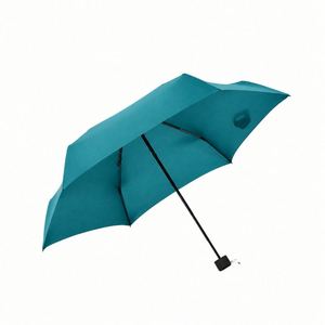 Paraguas Ultraligero de Cinco Pliegues con Apertura Manual, Protección UV, Parasol de Bolsillo para Sol y Lluvia, Regalo Promocional Empresarial - Product Image 3