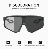 Lunettes de soleil de sport polarisées UV400 photochromiques pour hommes et femmes 2024 pour VTT, vélo de route, ski et pêche
