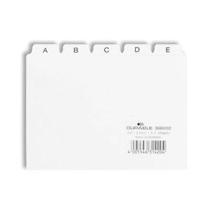 DURABLE - 3660-06 Separadores A6 5/5 llaves AZ preimpreso PPL cavalierini - EAN 4005546314242 ORGANIZACIÓN Y PRODUCTOS DE ARCHIVADO - Product Image 1