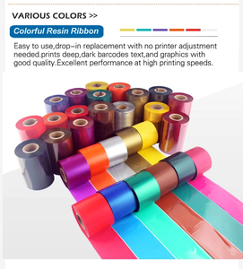 Muestra Gratuita, Novedades 2021, Cinta de Transferencia Térmica Negra Lavable con Cera/Resina/Agua para Impresora de Inyección de Tinta, <span class=keywords><strong>Fax</strong></span> OKI, Máquina de Escribir - Product Image 3
