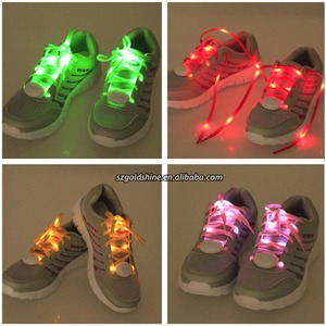 Lacets de chaussures LED Offre Spéciale lacets clignotants en fibre optique pour l'assurance automobile éducation agricole cadeaux de bienvenue - Product Image 6