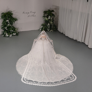 GT144 Modern Premium Luxury Chapel Train Plus Size <b>Wedding</b> Dresses Ball Gown for - Product Image 4