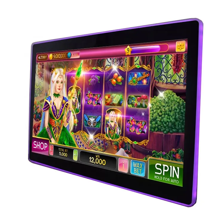 23.8 zoll gaming slot maschine touchscreen Side LED bar monitor display für obst puggy poker casino roulette maschine