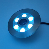 Étanche Ip68 Submersible Danse Dmx Rgb Étang Jet D'eau Souterrain Sec Fontaine Sous-Marine Buse Lumière pour Fontaine Carrée