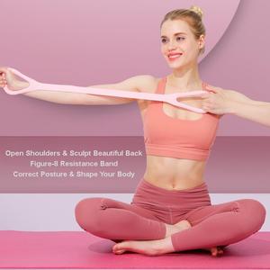 Bandes d'exercice pour l'ouverture des épaules et l'entraînement du dos, Corde de tension élastique pour le fitness et l'étirement - Product Image 1