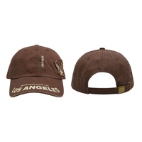 Casquette de baseball vintage en coton délavé et vieilli, avec logo personnalisé, visière incurvée, style sportif classique, ajustable
