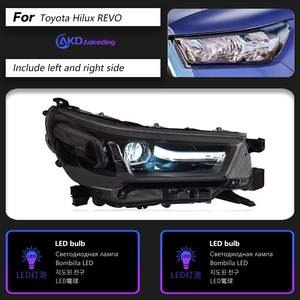 Akd Auto Styling Voor <span class=keywords><strong>Hilux</strong></span> Revo Rocco Led Koplamp 2021-2024 Koplampen <span class=keywords><strong>Hilux</strong></span> Drl Richtingaanwijzer Grootlicht Engel Oog Accessoires - Product Image 5