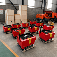 Mini-pompe à béton électrique à vis pour béton fin et mortier