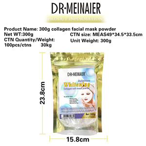 Maschera per <span class=keywords><strong>viso</strong></span> E corpo morbida <span class=keywords><strong>idratante</strong></span> in oro <span class=keywords><strong>naturale</strong></span> da 300g in polvere maschera per collagene infusa con vitamina E perla - Product Image 4