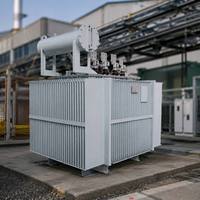 Transformateur immergé dans l'huile à enroulement en cuivre haute efficacité S13-M ONAN monté sur socle, 11 kV, 1000 kVA, personnalisé pour ferme solaire