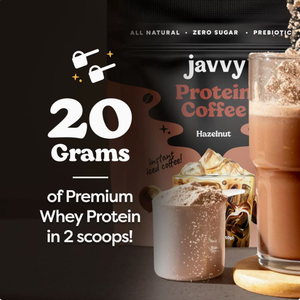 OEM Espresso instantané premium avec un fort teneur en protéines de lactosérum et prébiotiques favorisant la récupération musculaire, la concentration mentale et la santé digestive - Product Image 2