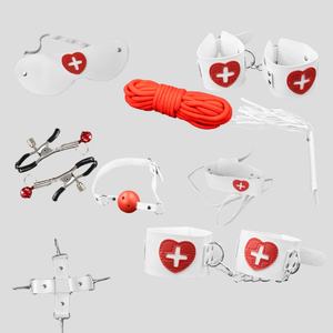 Kit de bondage en cuir Cokelife SM, jeu pour adultes, équipement de bondage pour couples, SM - Product Image 3