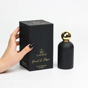 Custom design 50ml empty simple perfume bottle recycle luxury cosmetic paper hard perfume box