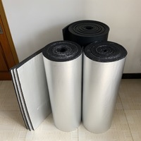 Feuille de mousse acoustique autocollante en caoutchouc 10-50mm, écologique, isolation phonique et thermique pour voiture, avec feuille d'aluminium pour cuisine