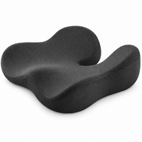 Coussin de siège en mousse à mémoire de forme haute densité avec bord avant incliné pour chaise de bureau, confort pour les longues sessions et soutien des jambes