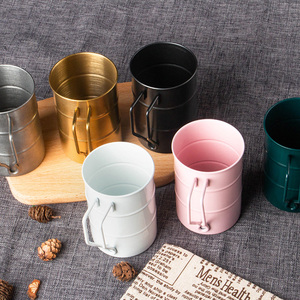 Meilleure vente Tasses à bière rétro en métal 304 en acier inoxydable Nouveau style <span class=keywords><strong>Viking</strong></span> Design avec poignée Boissons à vin - Product Image 5