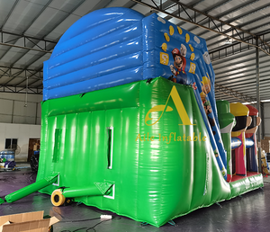 สวนสนุกเป่าลมขนาดใหญ่สำหรับเด็กในบ้านสำหรับกระโดดได้ตัวละครการ์ตูนมาริโอ - Product Image 4