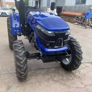 Agricultural Machine Equipment 4 cylinder engine 50hp 60hp 70hp 80hp Tractor with canopy