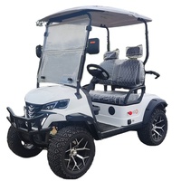 Voiture de golf électrique 4 places homologuée pour la route au design luxueux avec batterie 48v 72v Accepte la personnalisation