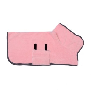 เสื้อคลุมอาบน้ำสำหรับสัตว์เลี้ยงแบบเทอร์รี่เนื้อนุ่ม ขายส่ง - Product Image 2