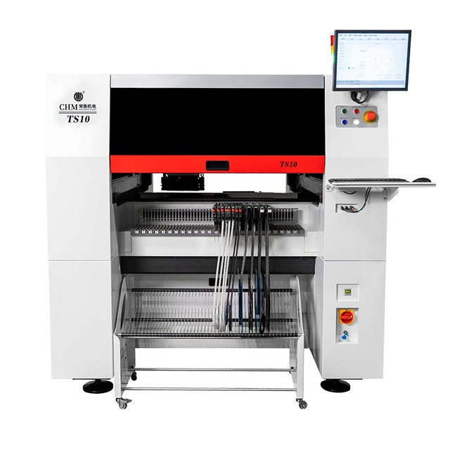 2025 New Model TS10 SMD Pick and Place Machine Surface Mount Robot LED Electronic Components Light Making 10 Heads
