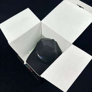 Biểu tượng tùy chỉnh màu đỏ đen bán buôn Faux Leather hat hộp Tây Cowgirl hat sóng vận chuyển bao bì - Product Image 4