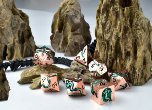 Nhà máy xúc xắc tùy biến kim loại đa diện DND kim loại Xúc xắc Bộ cho bán buôn. - Product Image 6