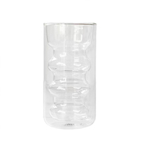 Tasse à Thé Matcha en Verre Transparent Moderne pour Boissons, Tasses à Café en Gros pour l'Europe