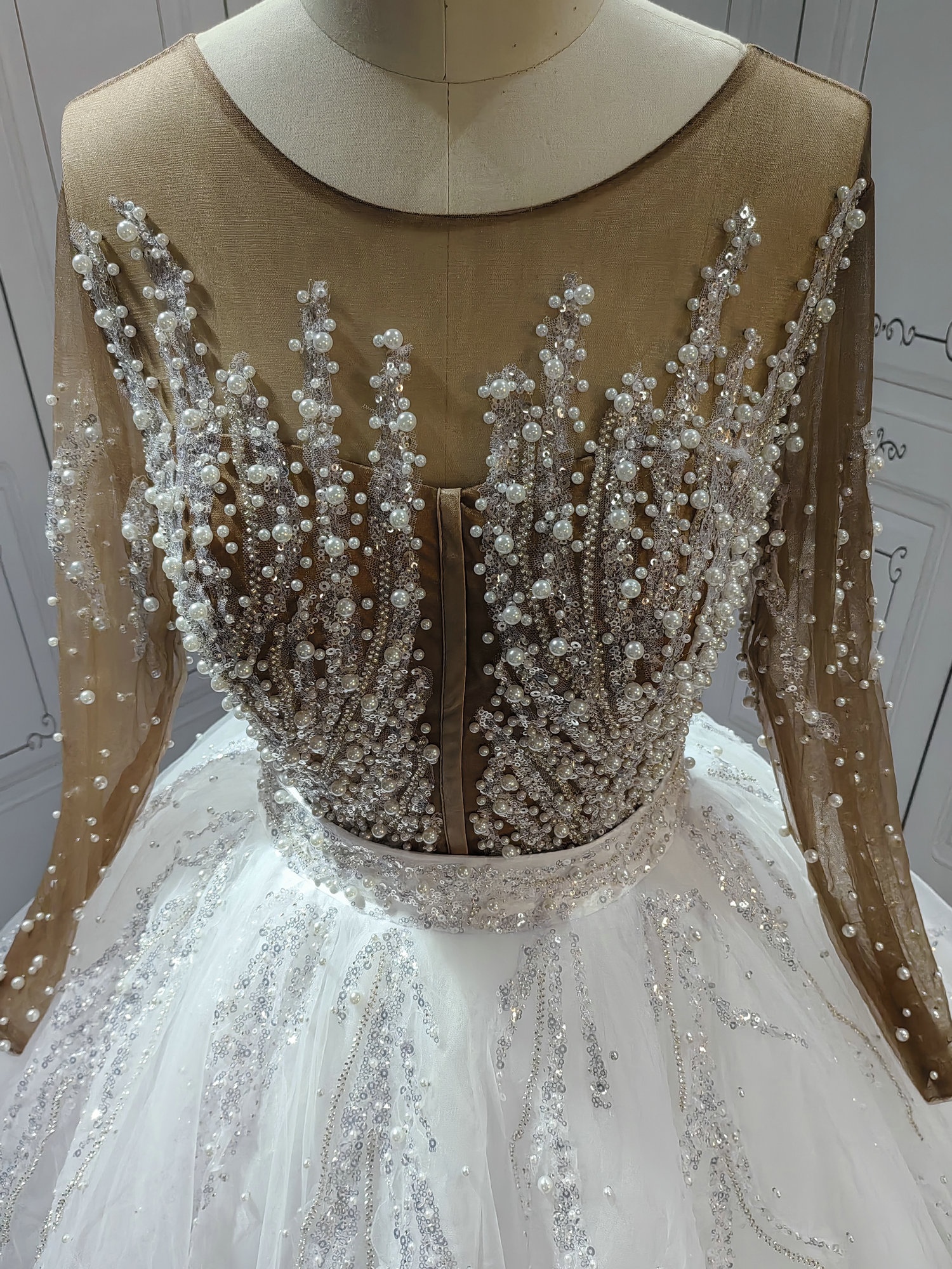 Wholesale removable tulle overskirt wedding dress removable overskirt wedding gowns 2 in 1 wedding dress,2 Pieces Wholesale removable tulle overskirt wedding dress removable overskirt wedding gowns 2 in 1 wedding dress,2 Pieces