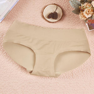 원피스 원활한 엉덩이 리프팅 팬티 속옷 여성용 패딩 엉덩이 낮은 허리 부드러운 통기성 - Product Image 4