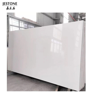 Trung Quốc Jumbo Kích thước Thêm lớn lớn giá bán buôn Trắng calacatta đánh bóng đá thạch anh nhân tạo tấm cho nhà bếp Countertop - Product Image 4