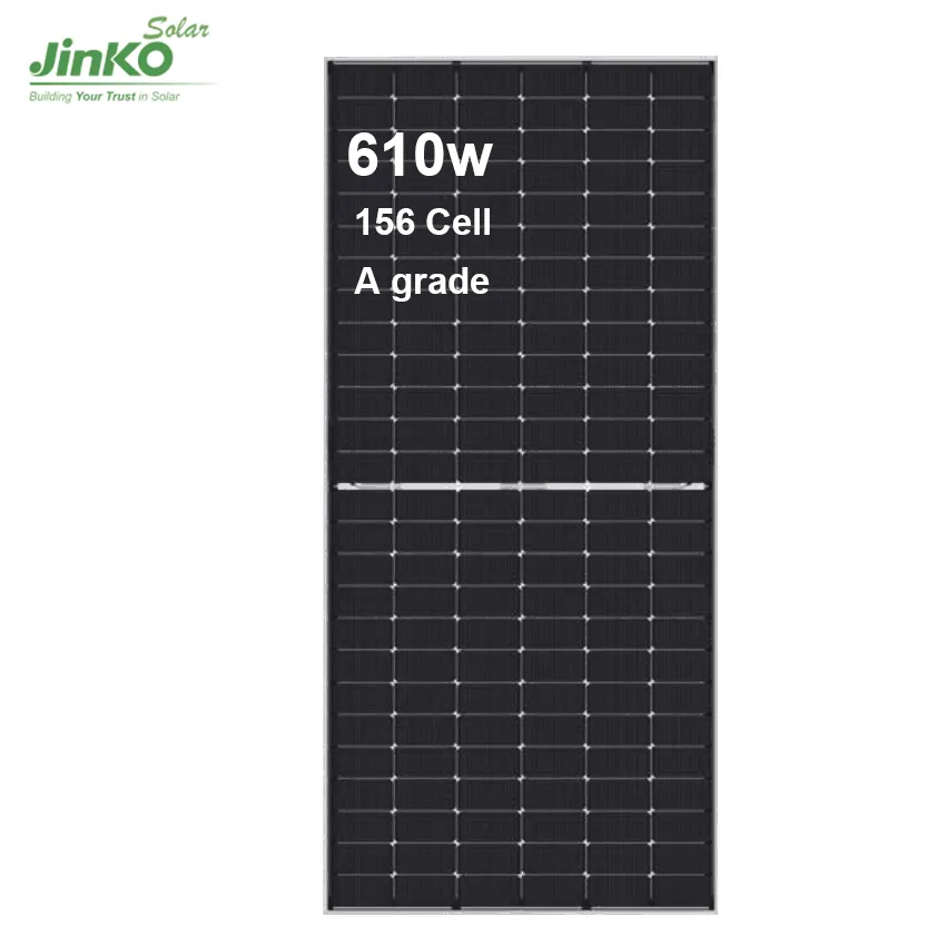 Jinko-paneles solares de corte medio, precio barato, Bifacial, 590W, 595W, 600W, 605W, 610W