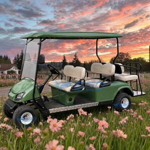 Voiturette de golf électrique 2026 certifiée CE, haut de gamme, verte, quatre roues, idéale pour le tourisme / hôtels / clubs - Product Image 4