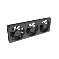 Ventilador de Caja Integrado de 360 mm, 3 en 1, PWM ARGB, con 83 LED, Rodamiento Hidráulico, Sincronización de 5 V y 3 Pines para PC Gaming