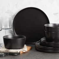 Service de table Stone Lain Coupe, service pour 4, ensembles de plats et d'assiettes, assiette à dîner en céramique