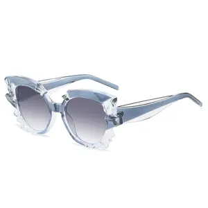 Fanxun M6138 Nieuwe Mode Cat 'S Eye Zonnebril Dames Persoonlijkheid Uv400 Dames Uv400 Zonnebrillen Fabrikanten Groothandel