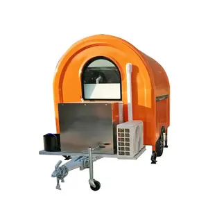 Street Mobile Ice Cream Van, Factory Supply Cheap Mobile Food Cart/Mini Food Trailer/Fast Food hand