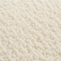 Tapis moderne en bouclette crème, grand tapis texturé blanc moelleux, tapis moderne minimaliste doux et moelleux pour salon et chambre à coucher