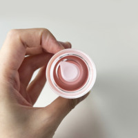 Emballage cosmétique personnalisé pour soins de la peau, flacon de lotion luxueux sans air, 30 ml, rose, bouchon double couche, réutilisable, conteneur sous vide