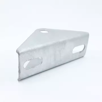 Usine OEM/ODM, support de cadre solaire en acier galvanisé, galvanisation à chaud, anti-corrosion, pièces de connexion triangulaires de montage