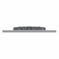 Panel industri tertanam 21.5 inci Pc tertutup penuh tahan debu desain tanpa kipas kelas industri stabil Motherboard Linux atau Win