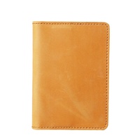 5503 rétro Crazy Horse en cuir véritable porte-carte multi-fonctionnel passeport portefeuille multi-carte fente Document sac billet pièce